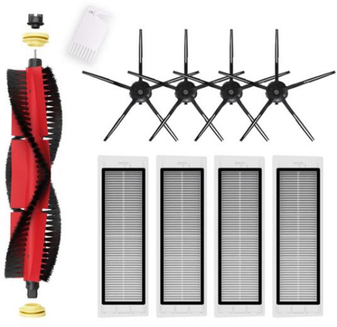 샤오미 로보락 S6 맥스V 퓨어 진공 청소기 부품용 탈착식 메인 브러시 세척 가능 HEPA 필터 천 신제품, C, 06 as the picture_01 CHINA, 06 as the picture_01 CHINA