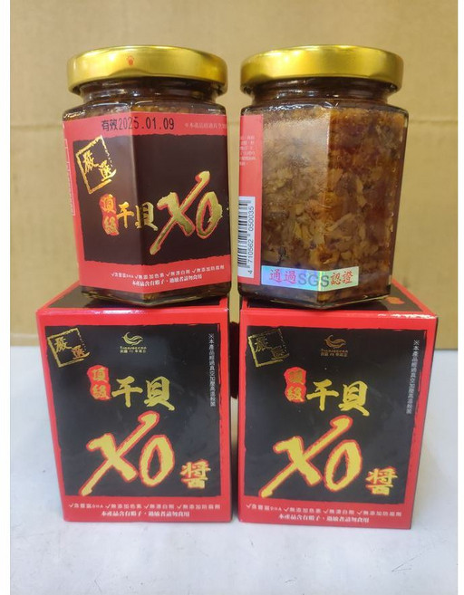南園食品 干貝XO醬, 1個, 宅配到府（瓶身破損外漏嚴重，可退貨退款）,是的，我了解並同意遵守規定（宅配不限制）
