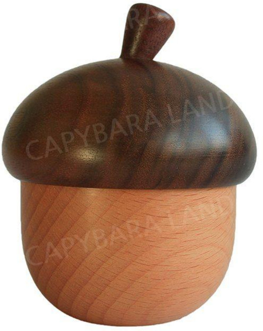 원목 도토리모형 링 보관함 주얼리보관함 깜짝선물 주얼리박스 악세사리 케이스 팔찌 우드