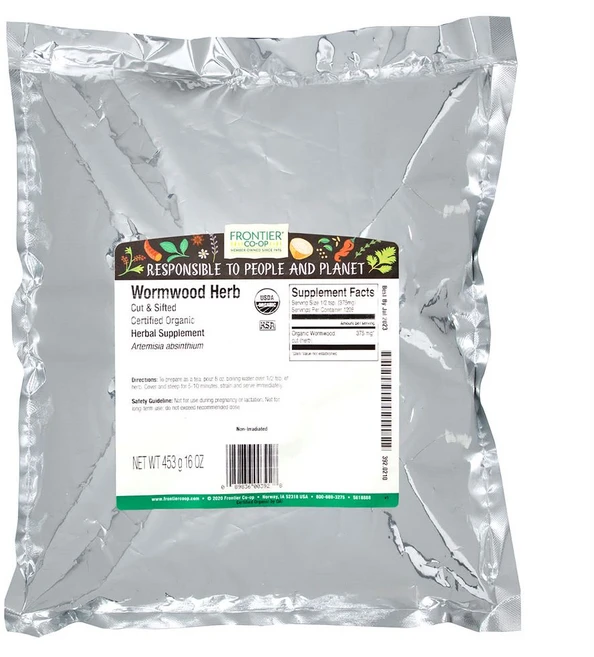 (2팩) Frontier Co op 대용량 웜우드 Wormwood 453g, 2개 - 쿠팡