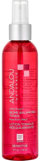 Andalou Naturals 1000 roses® 바이옴 밸런싱 토너 민감성 178ml(6fl oz) Naturals (안달로우 내추럴스)