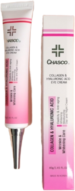 *정품신상*차스코 콜라겐 히알루론산 아이크림 수분+탄력, 40g, 6개