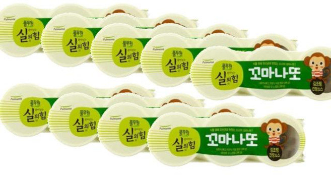 풀무원 꼬마나또 김조림 간장소스맛 3입, 9개, 89.7g