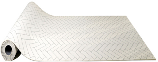 맘앤마음 논슬립 발코니 놀이방매트, 헤링본 화이트