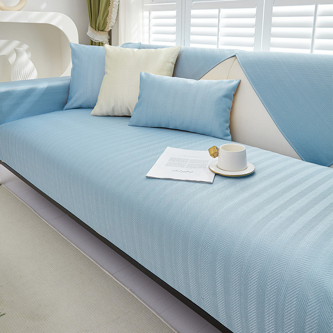 샤이닝포인츠 아이스 실크 소파 패드 여름 냉감 소파패드 쿨매트 논슬립 소파 커버