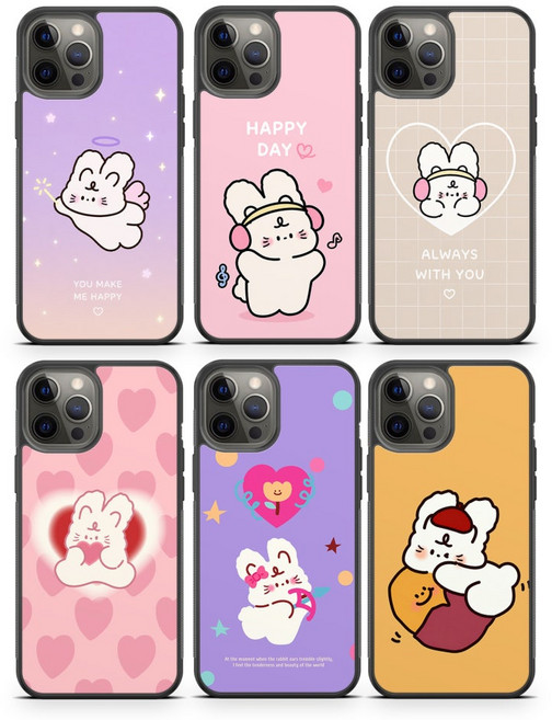귀여운 토끼 케이스 아이폰5 아이폰6 아이폰7 아이폰8 아이폰SE2 아이폰SE3 X XR XS MAX
