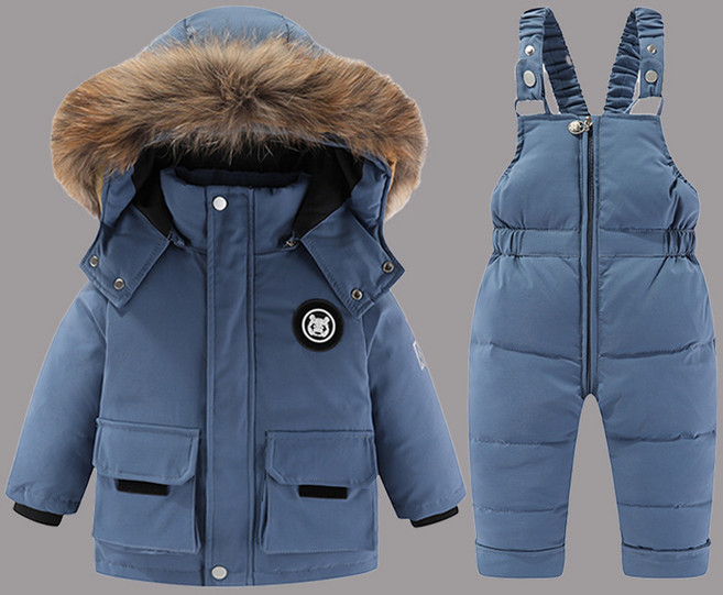 마이슈마켓 아동용 스키복 점퍼 수트 세트 눈썰매 썰매복