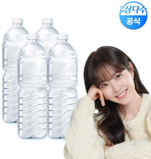 제주 삼다수 그린 무라벨 2L 24병 (무/유라벨 랜덤발송), 24개