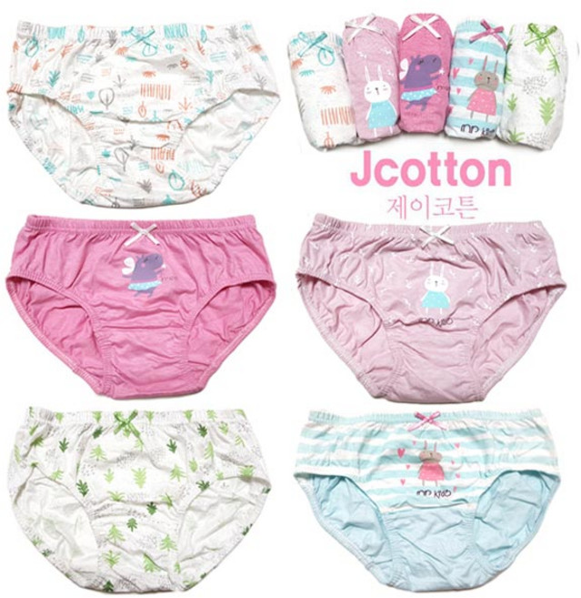 초등학생여아삼각팬티 유아팬티 5매