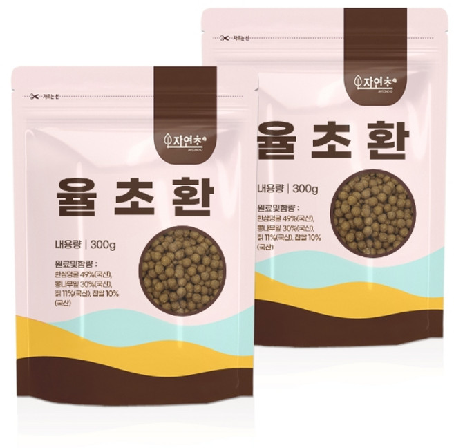 자연초 [자연초] 국산 율초환 300g x 2팩, 2개