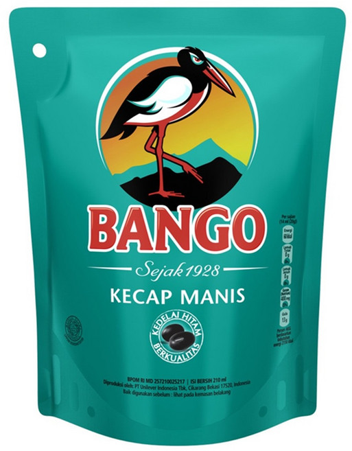 방오 케찹마니스 소용량 BANGO KECAP MANIS 할랄, 10개, 265g