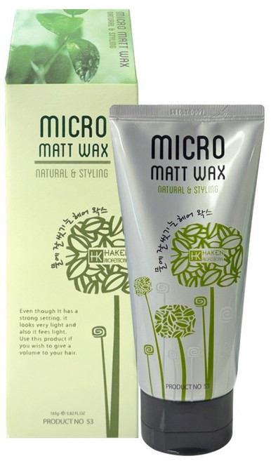 하켄 마이크로 매트 헤어왁스, 165g, 1개