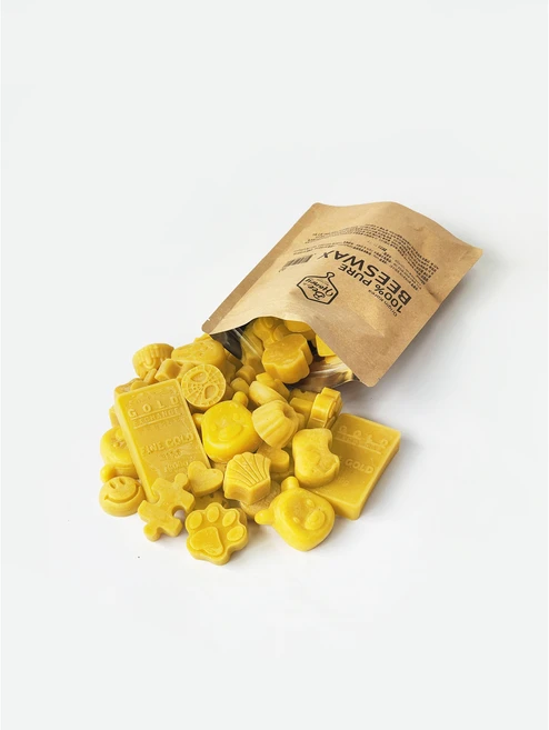 벌이랑꿀이랑 소분 밀랍500g 국산 식용가능 천연밀납 비정제 화장품 캔들 까눌레 재료 BEESWAX 비즈왁스 비정제 - 쿠팡