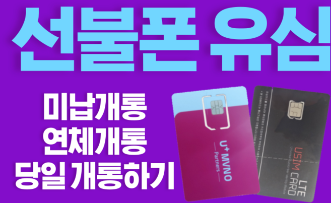 선불폰 전용 유심 (KT) 앤텔레콤 개통 가능, 30개, 30일, 0~100GB