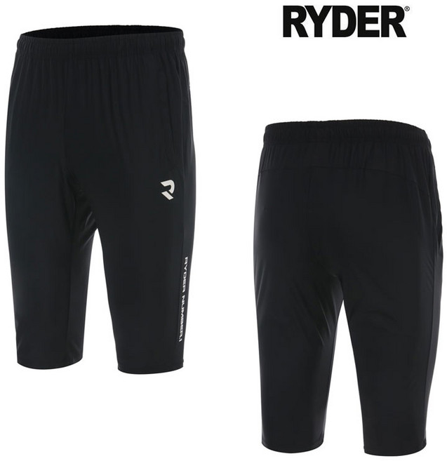 라이더 7부 반바지 배드민턴 바지 남성 여성 팬츠 블랙 2023RLP-1