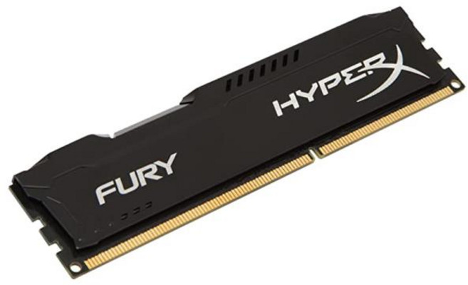 Memoria RAM DDR3 8GB 1600MHz 게임용 데스크탑 메모리 240 핀 DIMM 1.35V HyperX FURY 모듈, 06 1x4GB 1866MHz 1.35V