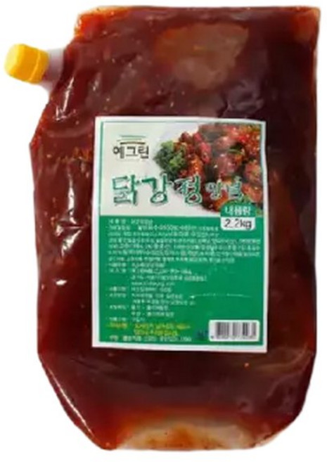 업소용 대용량 예그린 닭강정 소스 2.2kg 분식집 호프집, 1개