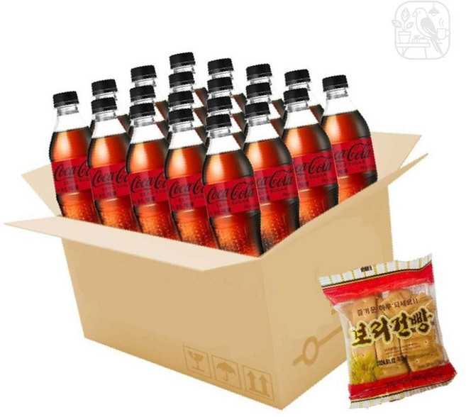 하다스 오피스음료 코카콜라제로 500ml 20페트, 20개
