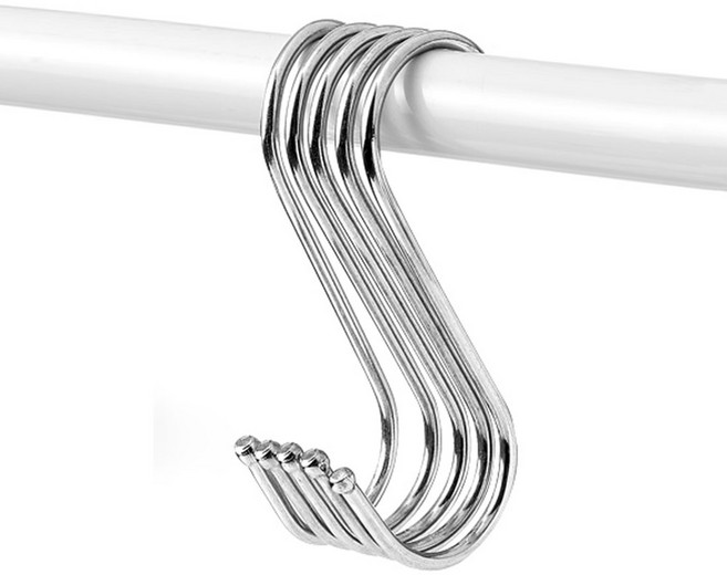 선진리빙 스테인리스 S자 고리, 중형 (9cm), 40개