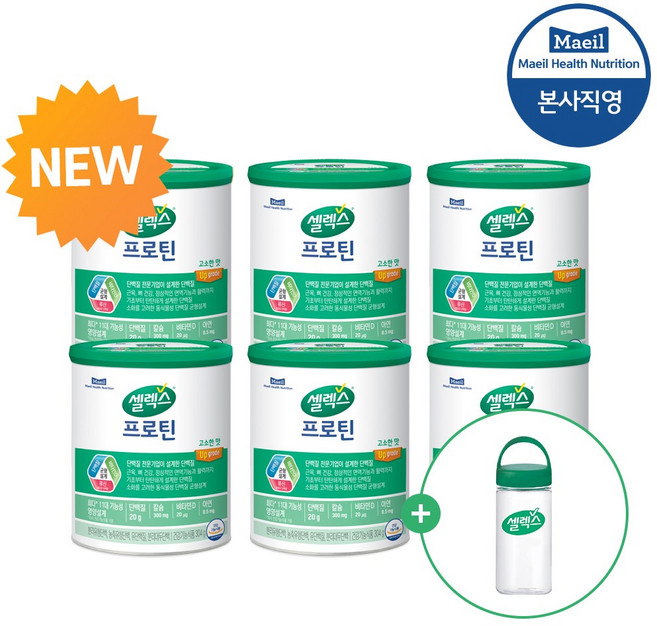 셀렉스 코어 프로 복합 프로틴 파우더, 6개, 304g