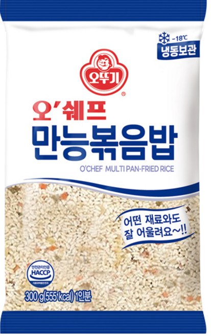 오뚜기 오쉐프 만능볶음밥 (300g) x 5봉, 5개, 300g