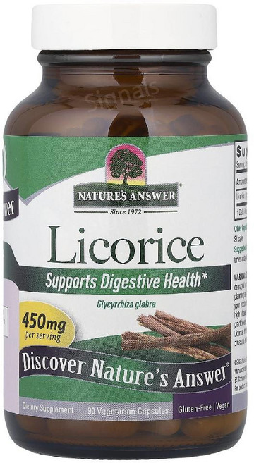 네이처스앤서 DGL 감초 Licorice 450mg 90캡슐, 90정, 1개