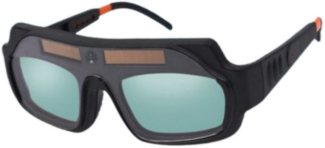 자동 차광 용접 안경 고글 용접면 눈보호 태양열충전 안전, 1개