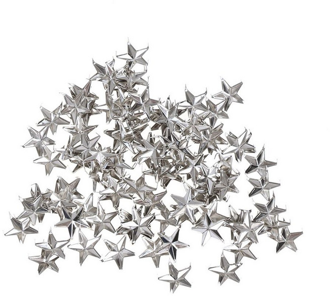 모자 가방 의류 용 실버 패션 금속 품질 스파이크 스팟 네일 헤드 리벳 DIY 스터드 봉제 장식, 1개, 01 10mm