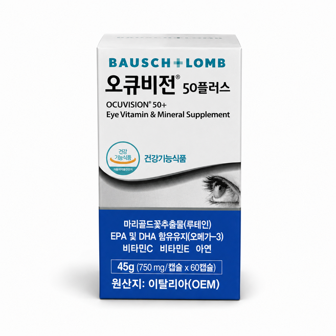 바슈롬 오큐비전50 플러스 750mgx60C, 1정, 1개