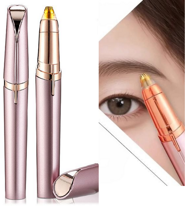 미모치트키 쓱싹 초보자도 가능한 전동 눈썹 정리기, 화이트