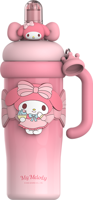 크로스 보더 산리오 뽀뽀 텀블러 960밀리리터, 1개, 960ml, 960ml 마이멜로디