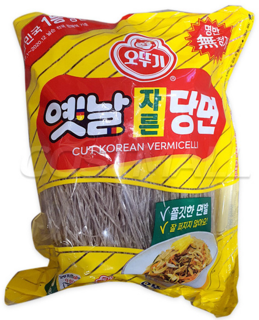 오뚜기 옛날 자른당면 고구마 전분당면 명반무첨가 코스트코, 1kg