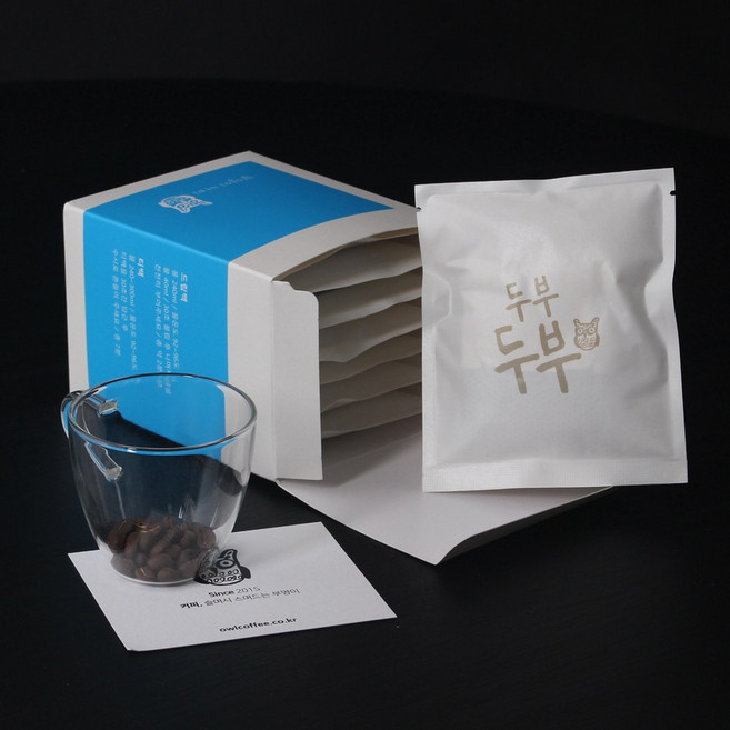 핸드드립 커피 드립백 두부두부 9팩 블렌딩 당일로스팅 선물세트, 15g, 1개