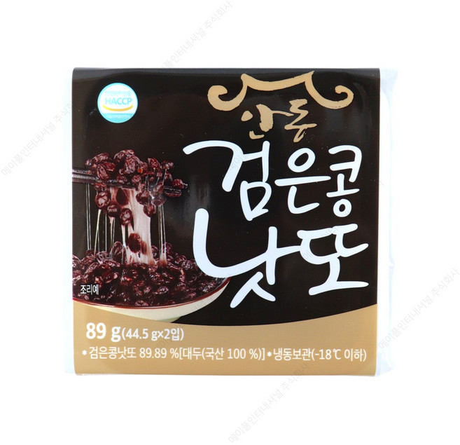 안동낫또 안동 검은콩 낫또 44.5g, 6개