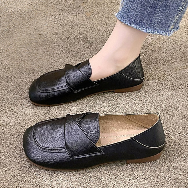 Modern Fashion 여성 트렌디 플랫 로퍼 베이직 발편한 슈즈 L70
