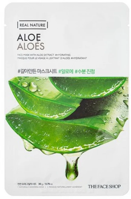 더페이스샵 갈아만든 마스크시트 알로에 20g, 1개입, 1개 - 쿠팡