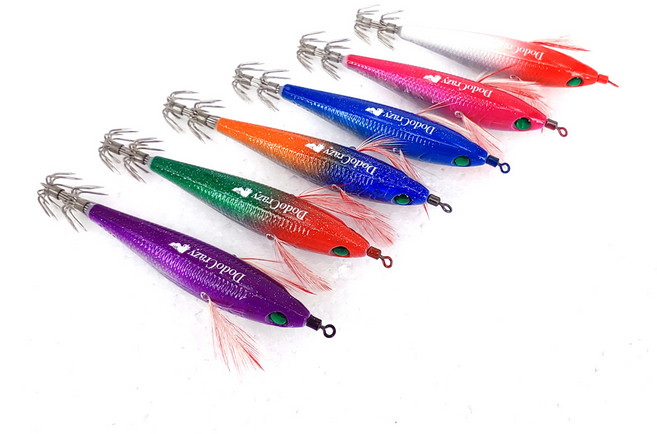 디오디오에기 크레이지 수평에기 갑오징어 쭈꾸미 문어 한치에기 105mm, 크레이지 블루, 1개