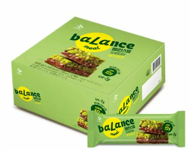 CJ 밸런스밀 프로틴바 말차초코, 38g, 5개