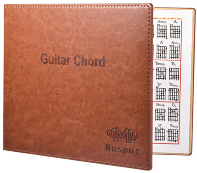 휴대용 기타 코드북 통기타 연습 핑거 운지법 포켓용