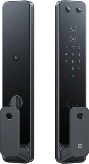 샤오미 스마트 도어락 2 3D 얼굴 인식 소음 완전 자동 잠금 AI 캣아이 NFC 지문 미홈 XMZNMST08LK, 01 빠른  Mainland, 01 Black, 1