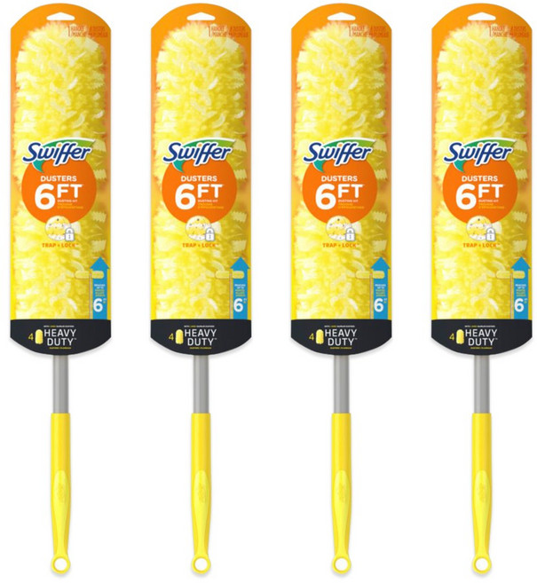 스위퍼 더스터360 먼지떨이 (180cm 핸들1입 리필4입) x4개, 혼합색상, 4세트