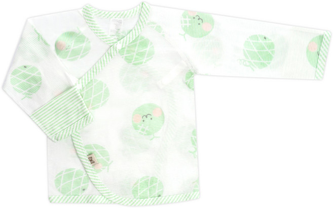 메르베 신생아 사계절 순면 쟈가드 배냇저고리