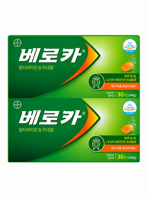 베로카 발포비타민 코스트코 멀티비타민 60정 3박스, 3개