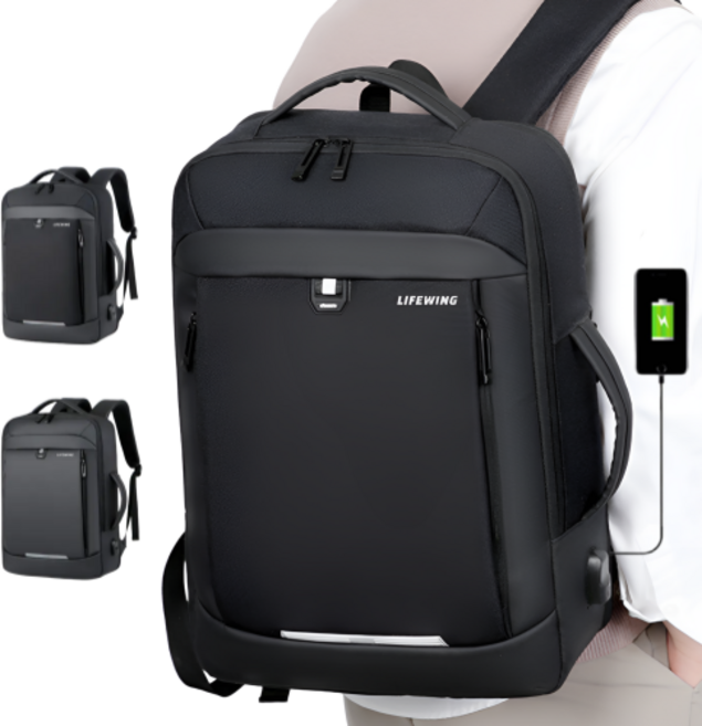 라이프윙 남성백팩 해외 여행 백팩 노트북 가방 대용량 확장형 배낭 남자백팩