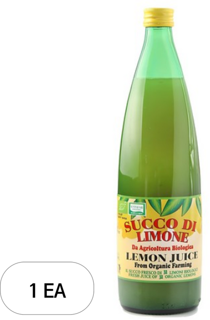 유로푸드 유기농 레몬주스, 1L, 1개
