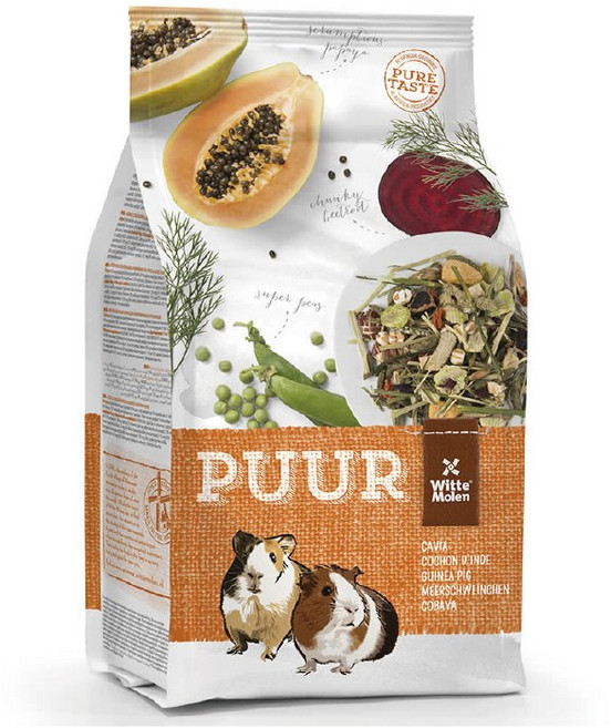 Witte Molen PUUR 天竺鼠飼料, 2,5kg, 1個