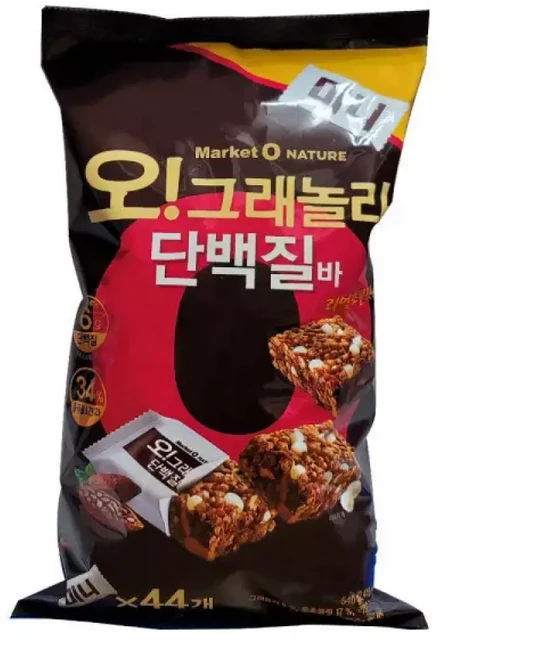 오리온 마켓오 오그래놀라 미니 단백질바 540g 프로틴바, 1개