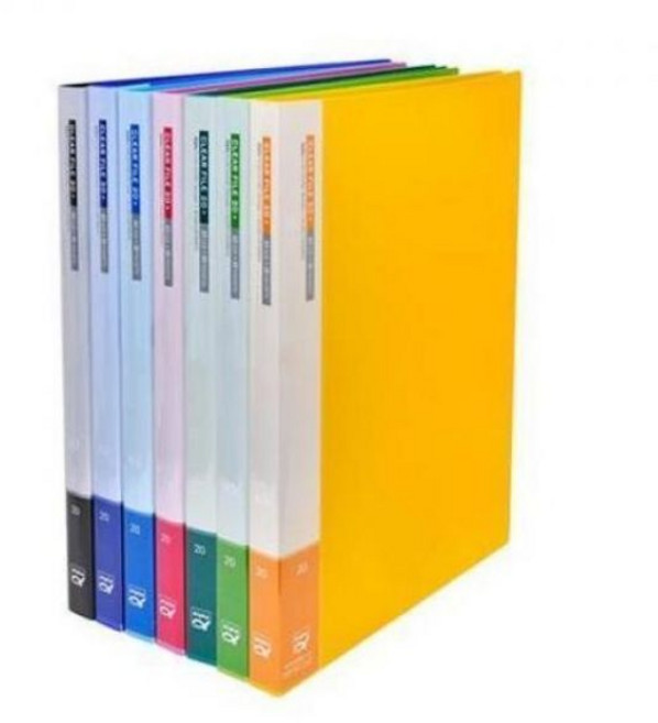 알파 칼라 클리어 A3 파일 20, 노랑, 1개