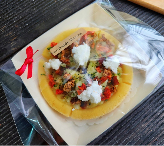 담무 강아지피자(강아지케이크 특별식 수제간식), 1개, 150g