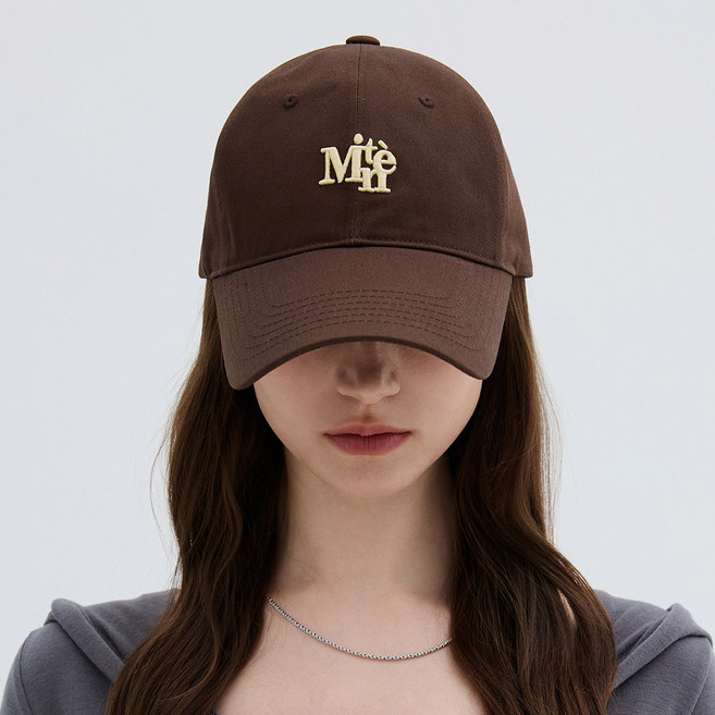 [미네티] 코튼 백 로고 볼캡 소두핏 대두 야구모자 8color